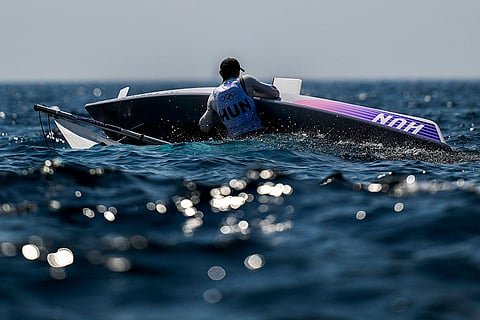 ILCA 7 men's dinghy class final race